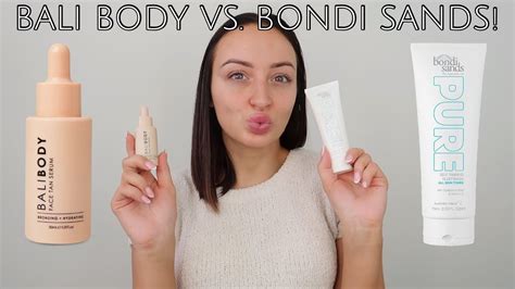 Bali Body Face Tan Serum Vs Bondi Sands Pure Self Tanning Sleep Mask