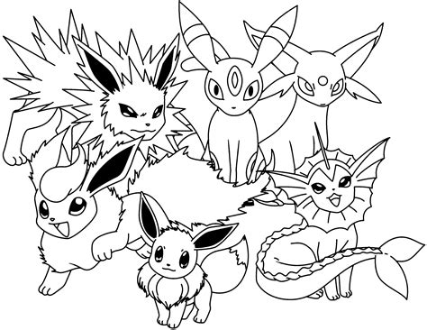 Pokemon Coloring Pages. Join your favorite Pokemon on an Adventure ...