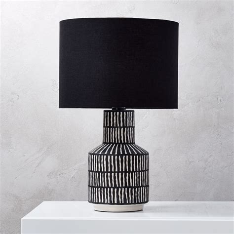 Modern Black Table Lamps Cb2