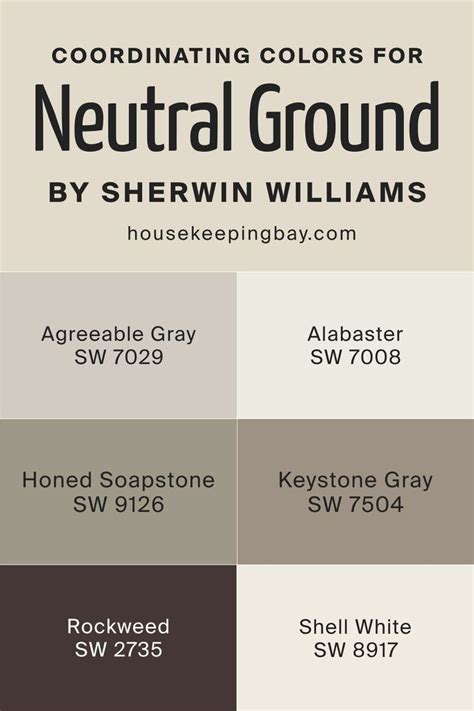 Neutral Ground Sw Coordinating Colors By Sherwin Williams House