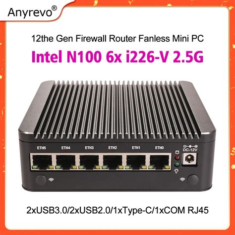 Lan Th Gen Intel N I V G Firewall Router Fanless