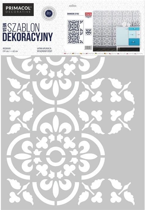 Primacol Szablon Dekoracyjny Mega 510 Damask 250298 Opinie I