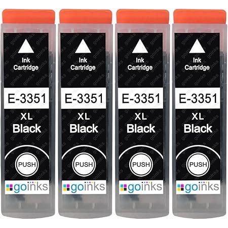 Go Inks Black Ink Cartridges To Replace Epson T Xl Series