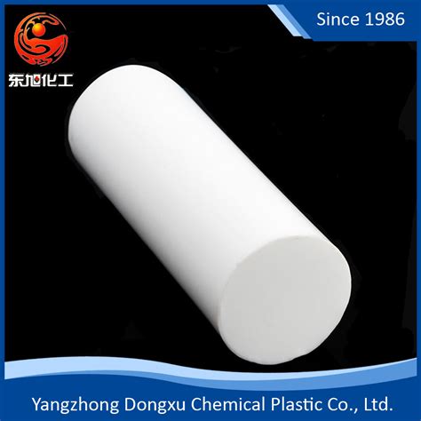 Corrosion Resistant High Temperature Insulating Round Bar Virgin Ptfe