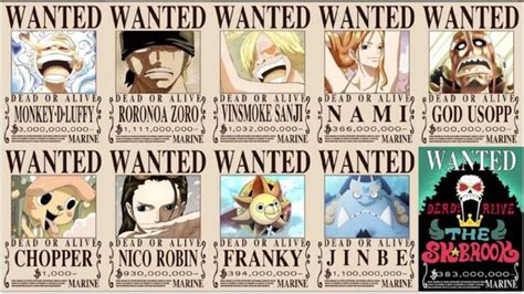 One Piece Quelles Sont Les Nouvelles Primes Des Mugiwara