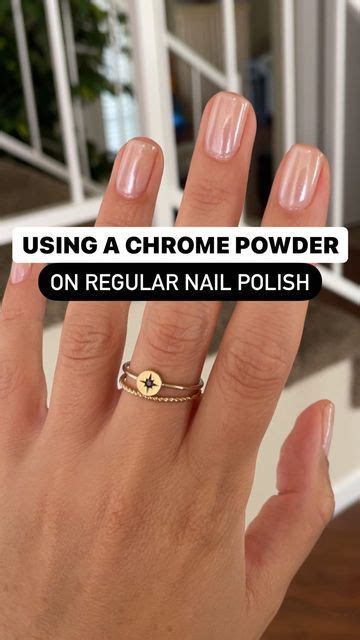 Gel Chrome Nails Chrome Nail Powder Nail Manicure Nail Polishes