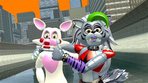 Mangle And Roxanne Wolf By Skwirt On Deviantart