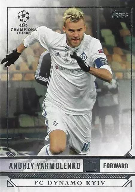 2016 17 TOPPS UEFA Champions League Showcase FC Dynamo Kiev Base Cartes