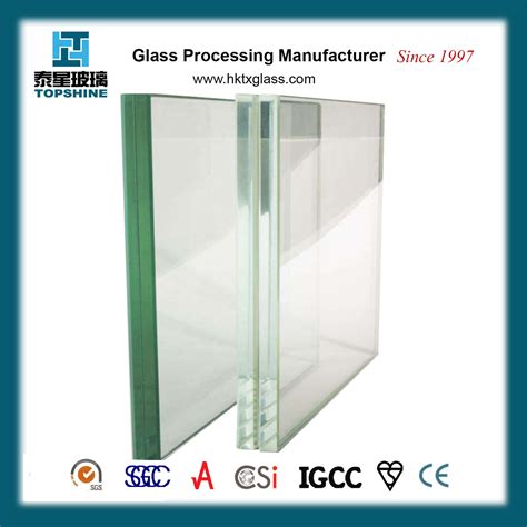 6mm 8mm 7mm 10mm Thick Laminated Frosted Glass Toughened Glass Laminated Safe Glass China