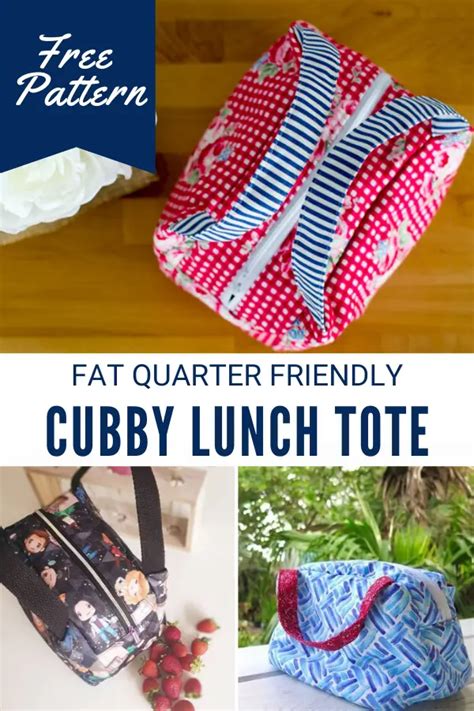 Chubby Lunch Tote Free Pattern Sewing With Scraps