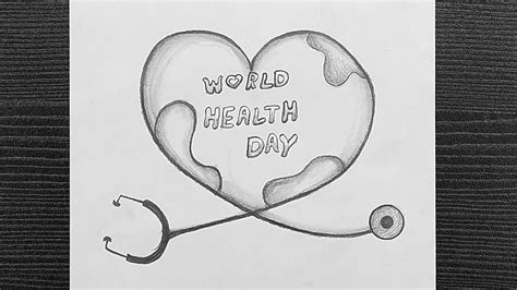 World Health Day Poster Drawing Poster Drawing For World Health Day