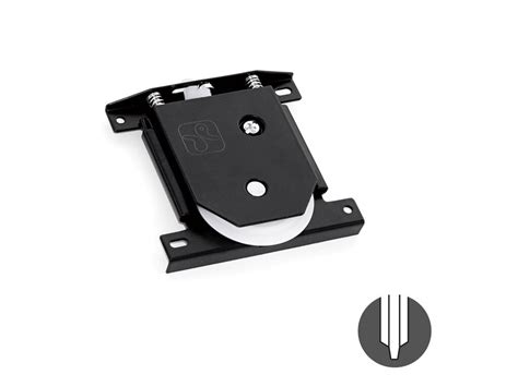 Set of fittings Placard 74 with Ø50 wheel for 1 door for sliding 70kg ...