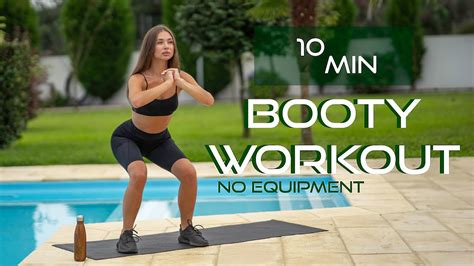 10 Min Booty Workout No Equipment Liza Youtube