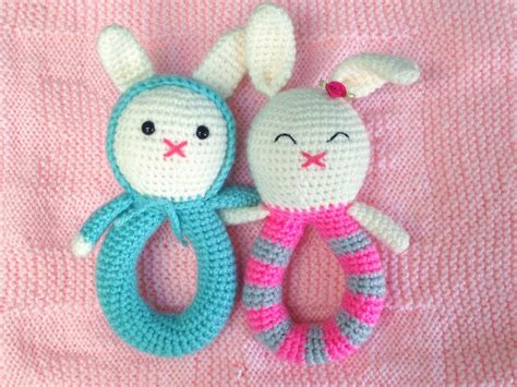 Bunny Rattle Crochet Pattern Weave Crochet