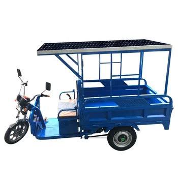 Opened Solar Electric Tricycle Passenger 900w With Solar Panel - Buy ...