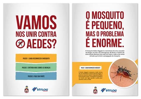 Campanha De Combate Ao Aedes Aegypti Vitlog On Behance Zika