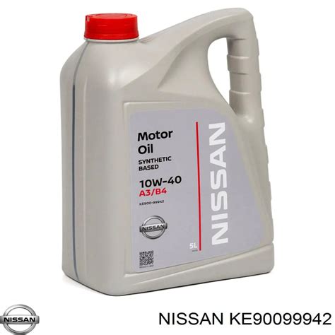 Масло моторное Nissan/Infiniti Motor Oil 10W-40 5л KE90099942 купить в ...