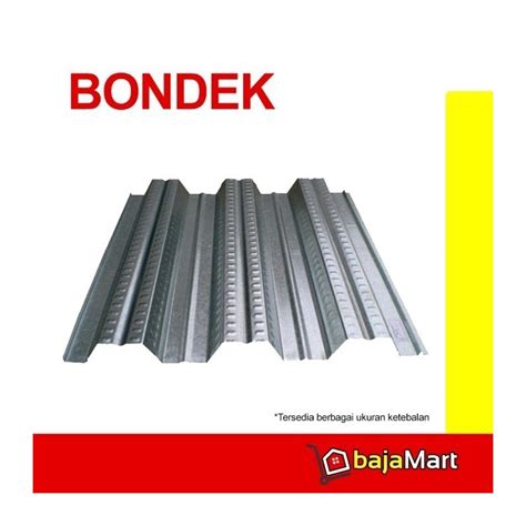 Bondek Floordeck Bondeck Alas Cor Tebal Mm Meter