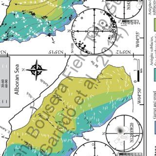 Simplified Geological Map And Cross Section Of The Westernmost Albor N