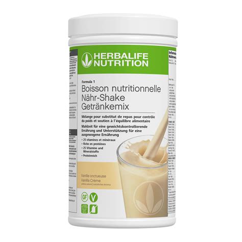 Sostituto del pasto Formula 1 Vaniglia Crème 550 g Herbalife