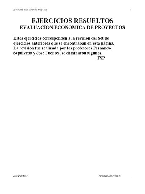 PDF VAN Y TIR Ejercicios Resueltos DOKUMEN TIPS