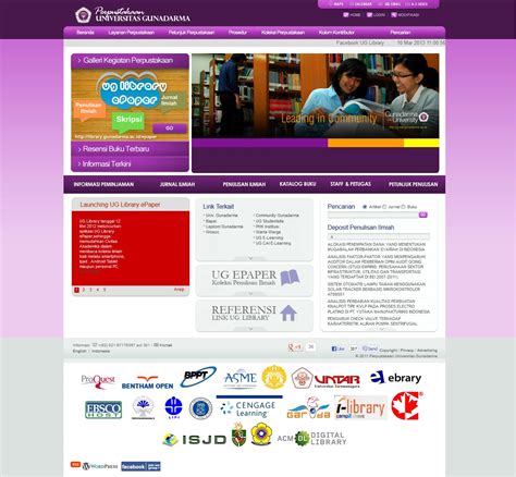 mari berbagi ilmu untuk sesama: Analisis Web Perpustakaan Universitas ...