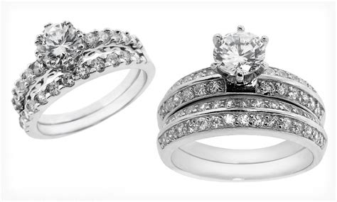 Sterling Silver Wedding Rings Groupon Goods