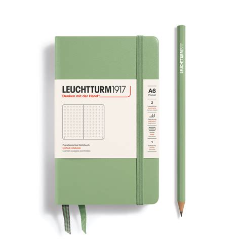 Notebook Medium A Hardcover Puntini Pag Sage Le Vertecchi