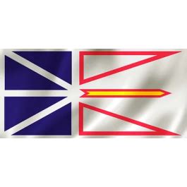 Newfoundland + Labrador Provincial Flag