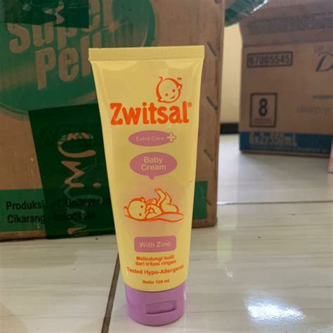 Jual ZWITSAL EXTRA CARE BABY CREAM WITH ZINC 100ML Shopee Indonesia