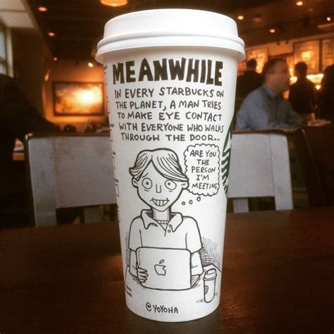 El Dise Ador Que Ilustraba En Los Vasos De Starbucks Coffeecups