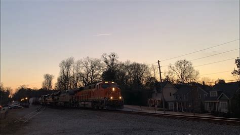 Bnsf Leads Ns With A Single Mid Train Dpu Ns Thru