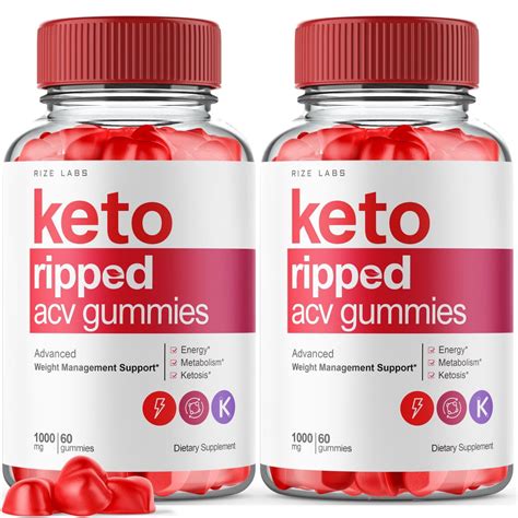 2 Pack Keto Ripped ACV Gummies Keto Ripped Gummies Keto Ripped