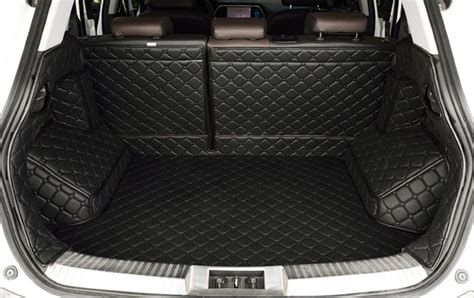 Auto Mall Waterproof Custom Fit Carpet Liners Full Covered Trunk Mats