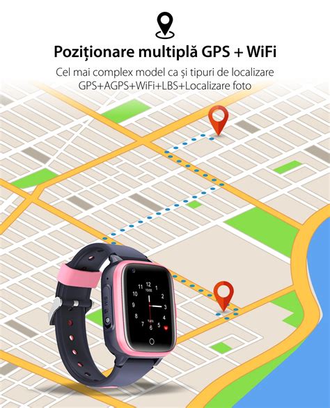 Ceas Smartwatch Pentru Copii Wonlex Cu Functie Telefon Sim G