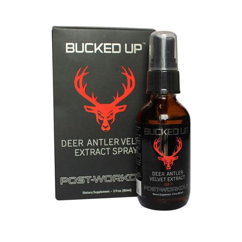 Bucked Up Deer Antler Velvet Spray Mens 2oz – Nutrition Faktory