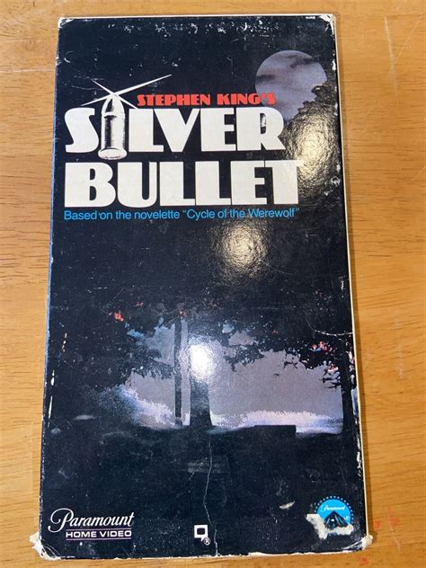 Silver Bullet VHS Stephen King Horror Werewolf Gary Busey Corey Haim