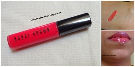 Bobbi Brown Mini Lip Gloss Rosy Review And Swatches Beauty Obsessions