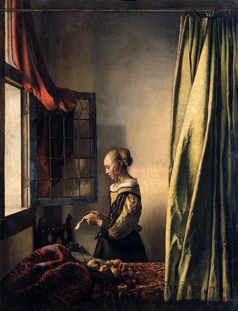 ohannes Vermeer La Liseuse à la fenêtre 16571659 Gemäldegalerie