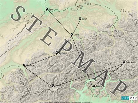 Stepmap Schweiz Landkarte F R Welt