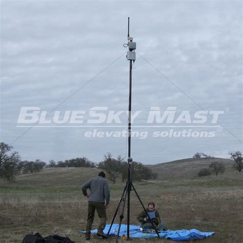 Bluesky Mast Al Lift Series Military Antenna Mast Applications