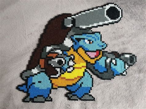 Mega Blastoise Hama Beads Pixel Art