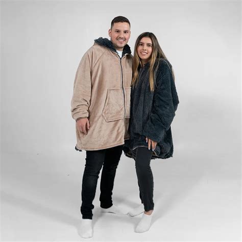 Saco Oversize Con Cierre Saco Gigante ZIP Nude Con Gris Oscuro Yeti Colombia Colombia