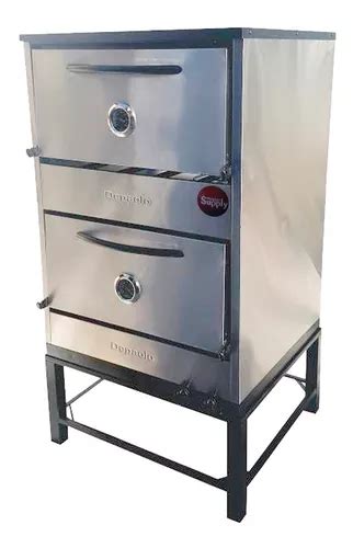 Horno Pizzero Rotisero Depaolo 24 Moldes Acero Inox C Base