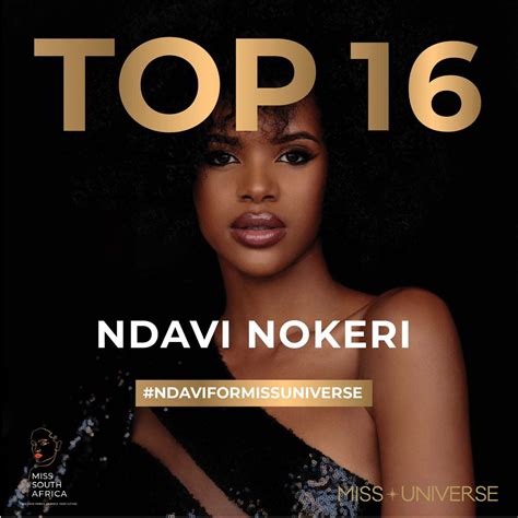 Miss South Africa On Twitter Congratulations Ndavi Nokeri 💃💃 Nothing Can Stop Her She’s All