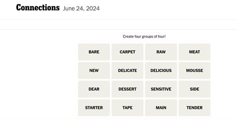 NYT ‘Connections’ Hints and Answers Today, Monday, June 24 - Parade