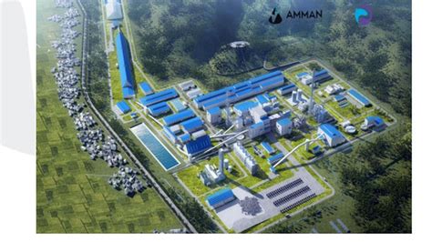 Konstruksi Proyek Smelter Amman Mineral Di Batu Hijau Hampir Persen