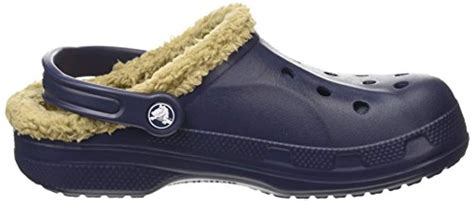 Crocs Synthetic Unisex Adults Baya Lined Clogs In Blue Navy Khaki