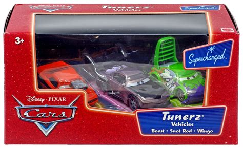 Disney Pixar Cars Supercharged Tunerz Vehicles 155 Diecast Car Set