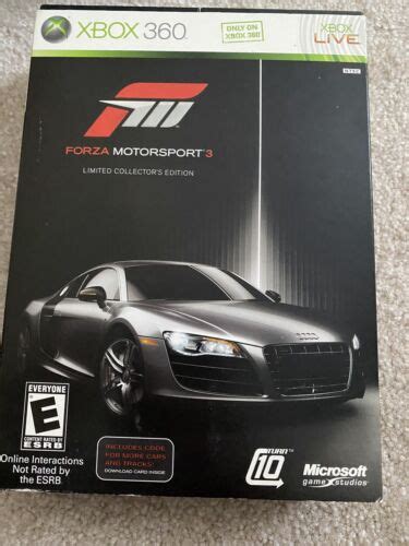 Forza Motorsport 3 Limited Collector S Edition Xbox 360 No Keychain No Usb 882224925327 Ebay